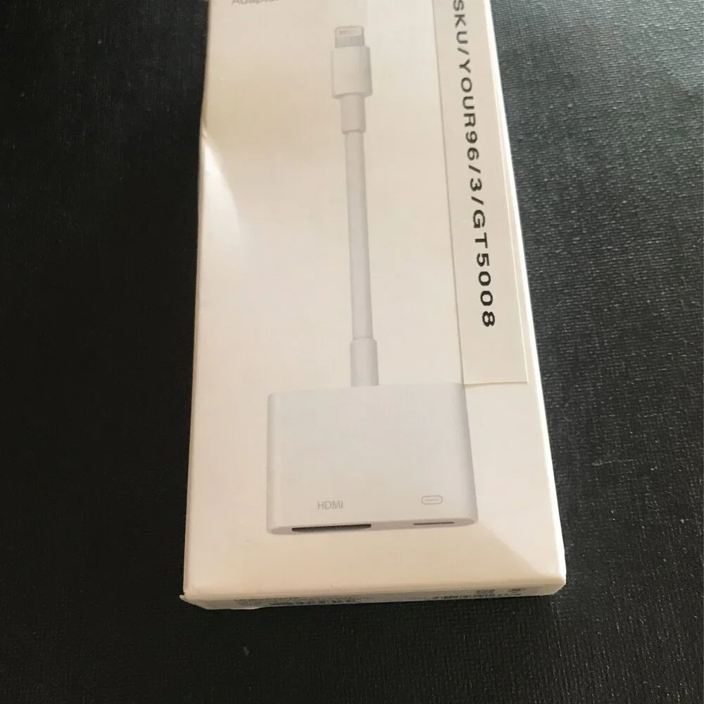 Apple - Lightning Digital A/V Adapter - White